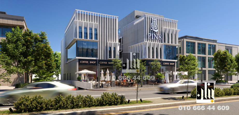 A commercial project in New Cairo showing data-driven architectural design principles